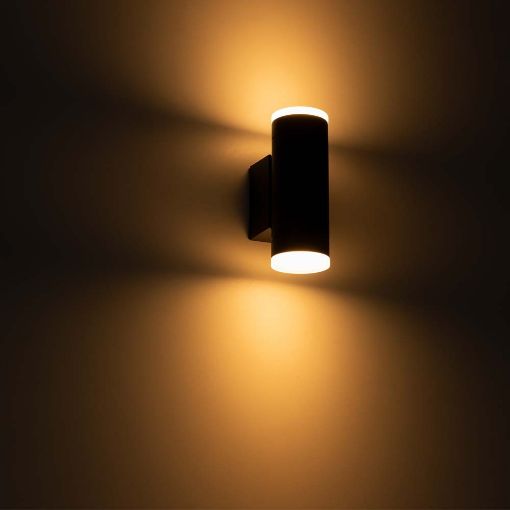 Εικόνα της Επιτοίχιο Φωτιστικό Up & Down 123LED Quinto 2xGU10 IP44 Anthracite