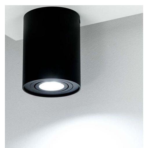 Εικόνα της Φωτιστικό Οροφής Σποτ 123LED Στρογγυλό GU10 Black
