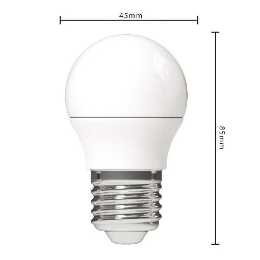 Εικόνα της Λάμπα LED 123LED E27 P45 Mat Dimmable 2200-2700K 470lm 5.5W