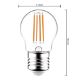 Εικόνα της Λάμπα LED 123LED E27 P45 Filament 2700K 470lm 4.5W Warm White