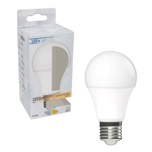 Εικόνα της Λάμπα LED 123LED E27 A60 Mat 2700K 1055lm 9.5W Warm White