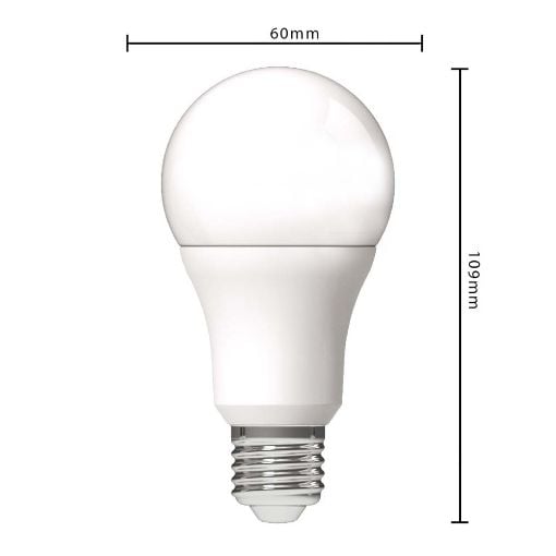 Εικόνα της Λάμπα LED 123LED E27 A60 Mat 2700K 1055lm 9.5W Warm White