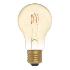 Εικόνα της Λάμπα LED 123LED E27 A60 Spiral Filament Dimmable 1800K 136lm 2.5W Extra Warm White Gold
