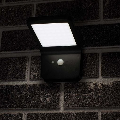 Εικόνα της Ηλιακό Επιτοίχιο LED Φωτιστικό 123LED 5000K & 2700K 230lm IP44 Black