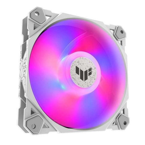 Εικόνα της Case Fan Asus TUF Gaming TF120 ARGB 120mm with Controller White Edition (3-Pack) 90DA0033-B09030