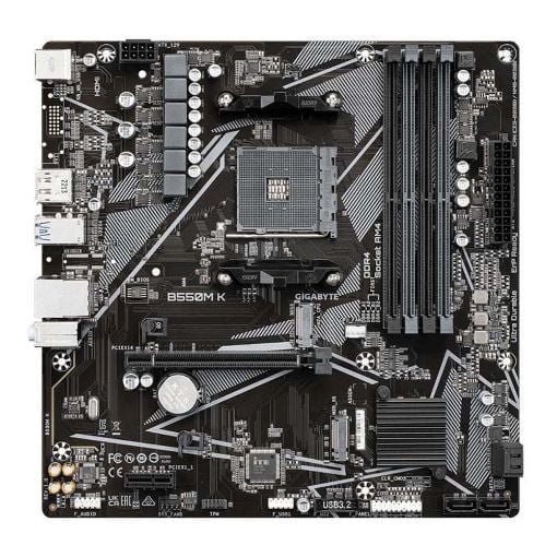 Εικόνα της Gigabyte B550M K rev1.0 Micro-ATX sAM4