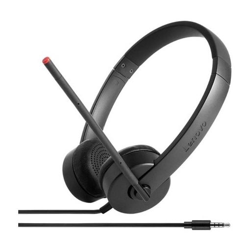 Εικόνα της Headset Lenovo Essential Stereo Analog Black 4XD0K25030
