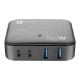 Εικόνα της Φορτιστής Cellular Line Multipower Magnus 2x USB-A & 2x USB-C GaN 100W Black ACHUSBGAN4PD100WK