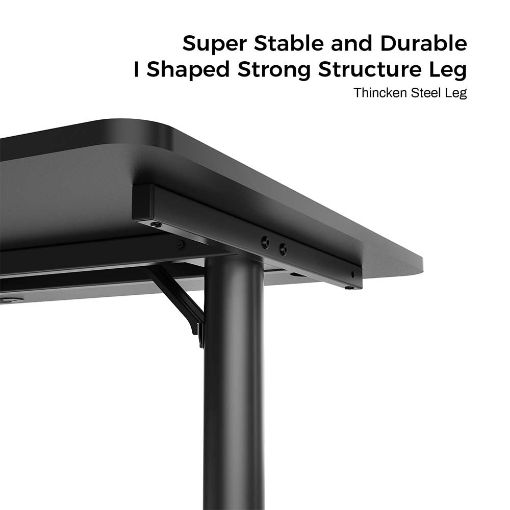 Εικόνα της Gaming Desk Eureka Ergonomic Modern Simple 60'' Black ERK-IOD-60B-V4