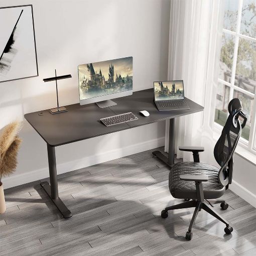 Εικόνα της Gaming Desk Eureka Ergonomic Modern Simple 60'' Black ERK-IOD-60B-V4