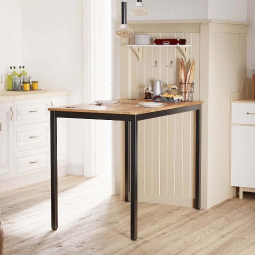 Εικόνα της Eureka Ergonomic Μεταλλικό Γραφείο 100 x 60 x 75 cm Καφέ ERK-CD-039VP-V1