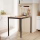 Εικόνα της Eureka Ergonomic Μεταλλικό Γραφείο 100 x 60 x 75 cm Καφέ ERK-CD-039VP-V1