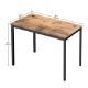 Εικόνα της Eureka Ergonomic Μεταλλικό Γραφείο 100 x 60 x 75 cm Καφέ ERK-CD-039VP-V1