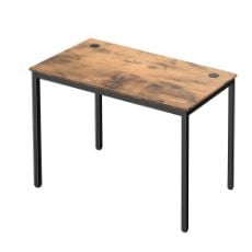 Εικόνα της Eureka Ergonomic Μεταλλικό Γραφείο 100 x 60 x 75 cm Καφέ ERK-CD-039VP-V1