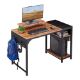 Εικόνα της Eureka Ergonomic Μεταλλικό Γραφείο Υπολογιστή 120 x 60 x 76.2 cm Καφέ/Μαύρο ZX-SS120B-RBB