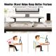 Εικόνα της Eureka Ergonomic Μεταλλικό Γραφείο Υπολογιστή 140 x 60 x 76.2 cm Γκρι/Μαύρο ZX-SS140B-OGB