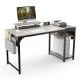 Εικόνα της Eureka Ergonomic Μεταλλικό Γραφείο Υπολογιστή 140 x 60 x 76.2 cm Γκρι/Μαύρο ZX-SS140B-OGB