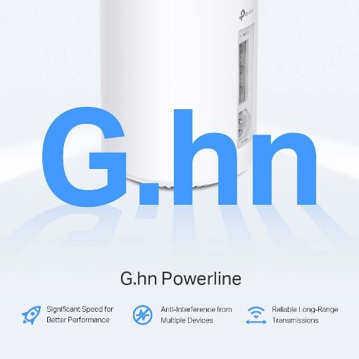 Εικόνα της Tp-Link Deco PX50 AX3000 + G1500 v1 Whole Home G.hn Powerline Mesh WiFi 6 System (3-Pack)