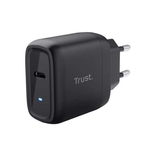 Εικόνα της Τροφοδοτικό Laptop Trust Maxo 45W USB-C Black 24816