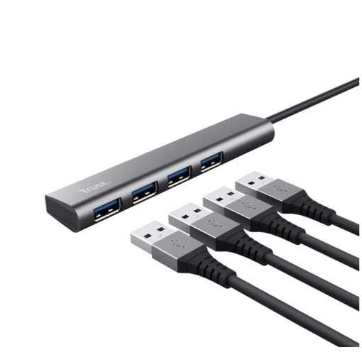 Εικόνα της USB Hub Trust Halyx 4-Ports USB-C to USB 3.2 Gen1 24948