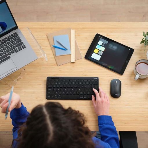Εικόνα της Πληκτρολόγιο-Ποντίκι Trust Lyra Wireless Black (US) 24843