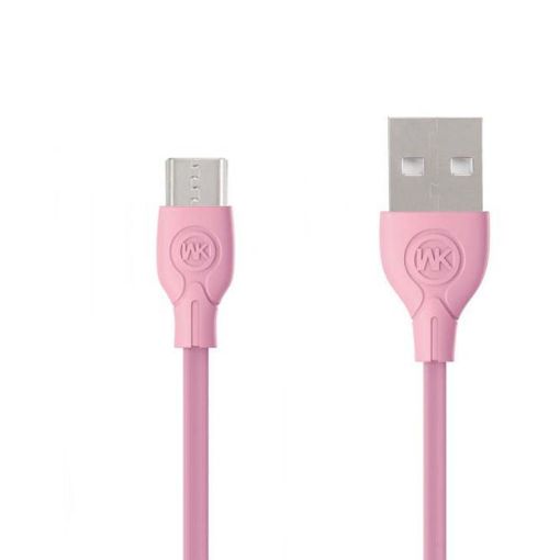 Εικόνα της Καλώδιο WK UltraSpeed Pro USB to Micro-USB 1m Pink WDC-004