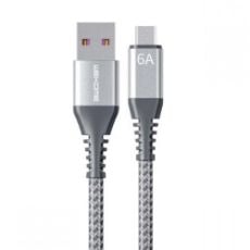 Εικόνα της Καλώδιο WK Raython USB to Micro-USB 1m Silver WDC-169