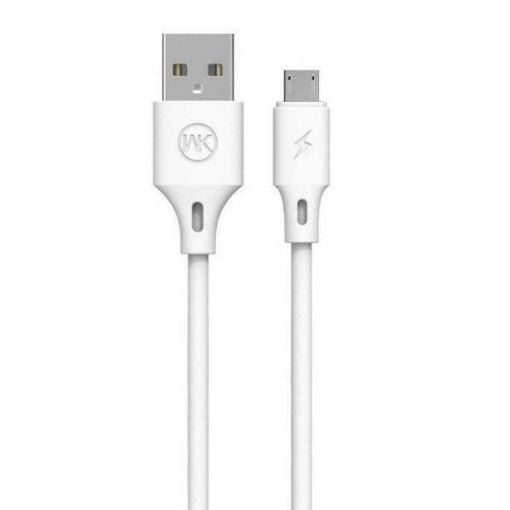 Εικόνα της Καλώδιο WK Full Speed Pro USB to Micro-USB 2m White WDC-092