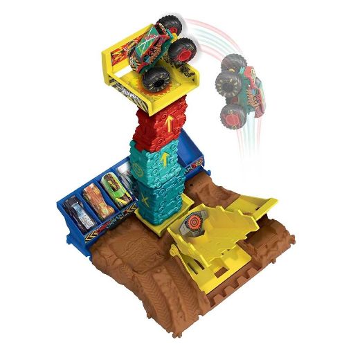 Εικόνα της Mattel Hot Wheels Monster Trucks - Σετ Arena Smashers Medium (2 Σχέδια) 1τμχ HNB92