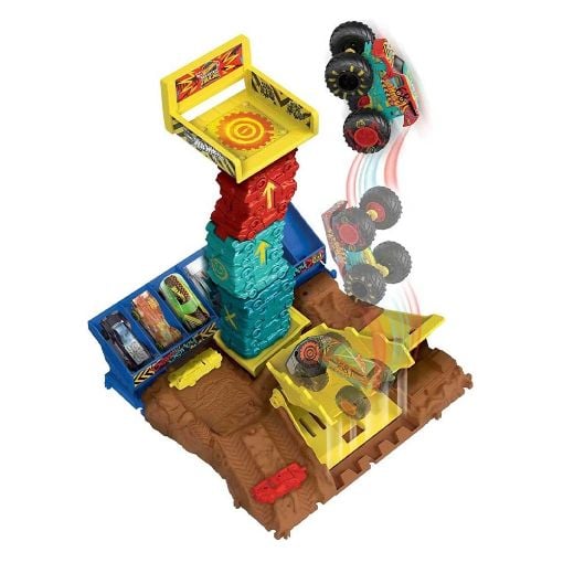 Εικόνα της Mattel Hot Wheels Monster Trucks - Σετ Arena Smashers Medium (2 Σχέδια) 1τμχ HNB92