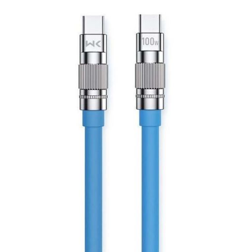 Εικόνα της Καλώδιο WK Wingle Type-C to Type-C 1m Blue WDC-188