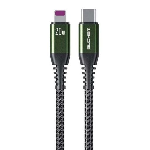 Εικόνα της Καλώδιο WK Raython Type-C to Lightning Black 1m WDC-171