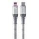 Εικόνα της Καλώδιο WK Raython Type-C to Lightning Silver 1m WDC-171