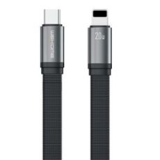 Εικόνα της Καλώδιο WK King Flat Braided Type-C to Lightning 1.5m Black WDC-155