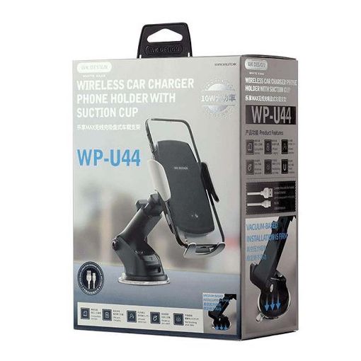 Εικόνα της WK Wireless Charging Smartphone Holder Black WP-U44