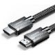 Εικόνα της Καλώδιο Ugreen HD135 HDMI 2.1 Braided 1.5m 8K/60Hz Black 70320