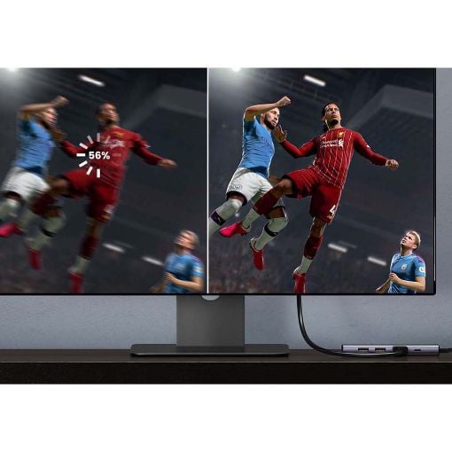 Εικόνα της Docking Station CM511 Ugreen 6in1 Type-C with PD & HDMI Gray 60384