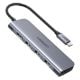 Εικόνα της Docking Station CM511 Ugreen 6in1 Type-C with PD & HDMI Gray 60384