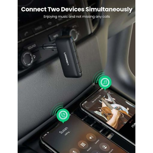 Εικόνα της Ugreen CM276 Audio Receiver Bluetooth 5.0 Black 70303