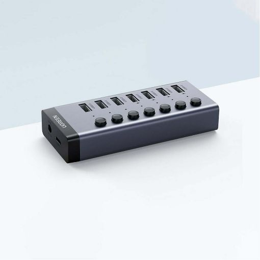 Εικόνα της Data Hub & Charger Ugreen CM481 7x USB 3.0 Gray 90307