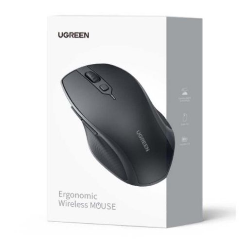 Εικόνα της Ποντίκι Ugreen MU101 Wireless 2.4 GHz & Bluetooth Black 90395