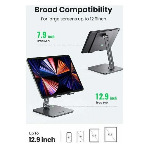 Εικόνα της Βάση Tablet Ugreen LP134 12.9" Grey 40393