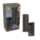 Εικόνα της Επιτοίχιο Φωτιστικό Up & Down 123LED Calabar 2xGU10 Sensor IP44 Black