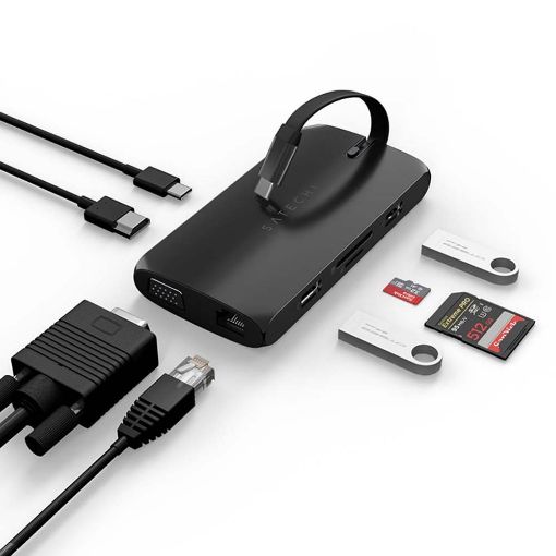 Εικόνα της Satechi USB-C On-The-Go Multiport Adapter Black ST-UCMBAK