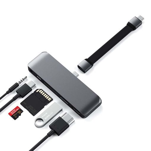 Εικόνα της Satechi USB-C Mobile Pro Hub SD Space Gray ST-MPHSDM