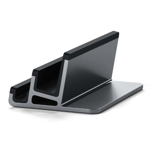Εικόνα της Satechi Dual Vertical MacBook Stand Space Gray ST-ADVSM