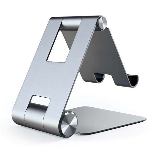 Εικόνα της Satechi Aluminum Foldable Smartphone Stand Silver ST-R1