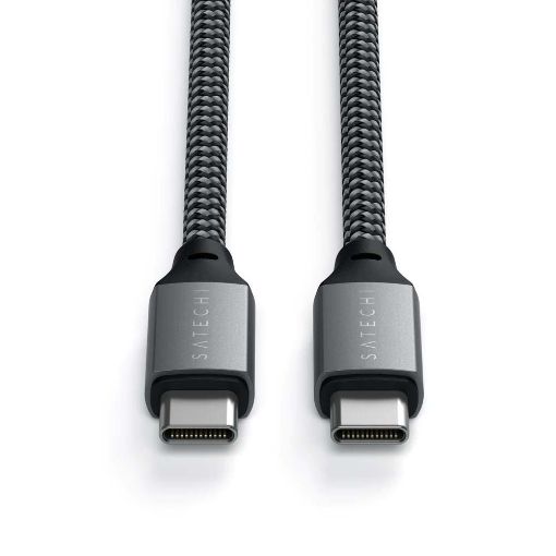 Εικόνα της Καλώδιο Satechi USB-C to USB-C 2m Space Gray ST-TCC2MM