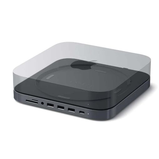 Εικόνα της Satechi Stand & Hub for Mac Mini Silver ST-ABHFS