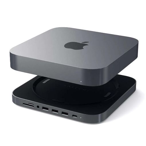 Εικόνα της Satechi Stand & Hub for Mac Mini Silver ST-ABHFS